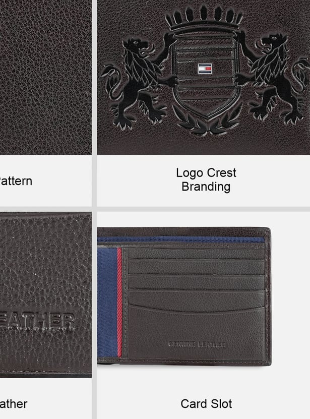 TOMMY HILFIGER Embossed Bi-Fold Wallet