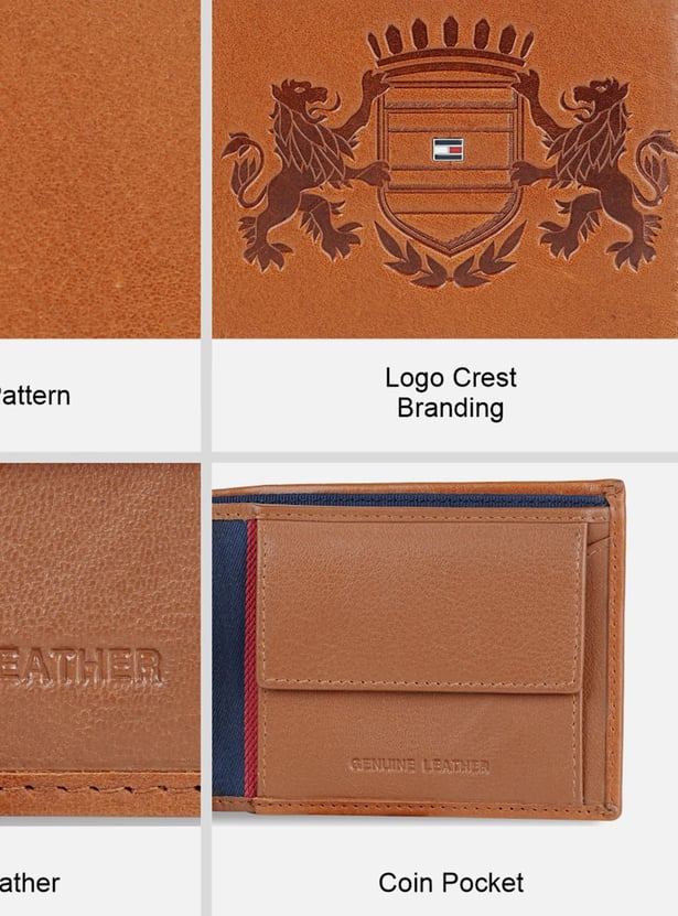 TOMMY HILFIGER Embossed Bi-Fold Wallet