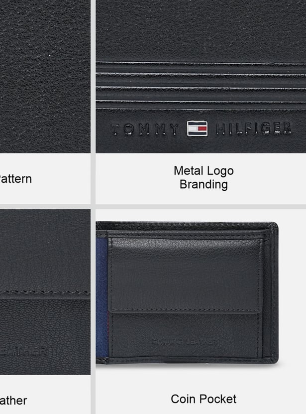 TOMMY HILFIGER Embossed Bi-Fold Wallet