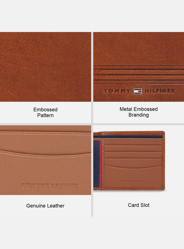 TOMMY HILFIGER Embossed Bi-Fold Wallet