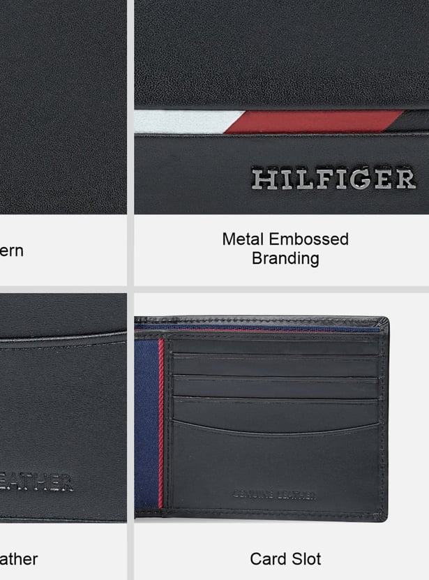 TOMMY HILFIGER Solid Bi-Fold Wallet