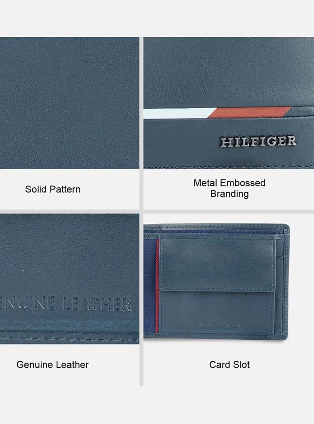 TOMMY HILFIGER Solid Bi-Fold Wallet