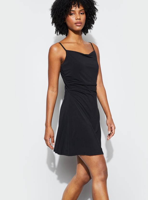 GINGER Spaghetti Strap Mini Dress