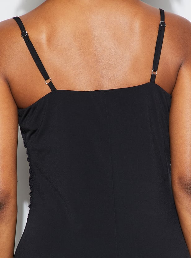 GINGER Spaghetti Strap Mini Dress