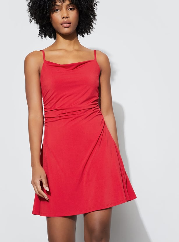 GINGER Spaghetti Strap Mini Dress