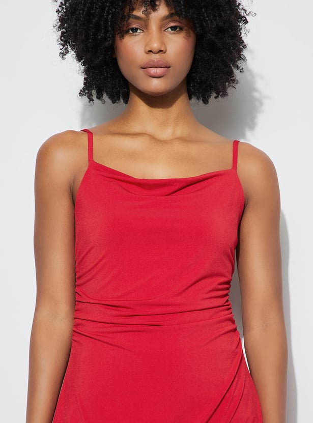 GINGER Spaghetti Strap Mini Dress