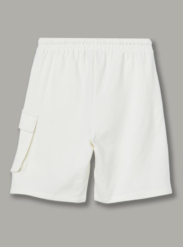 FAME FOREVER Boys Graphic Print Cargo Shorts