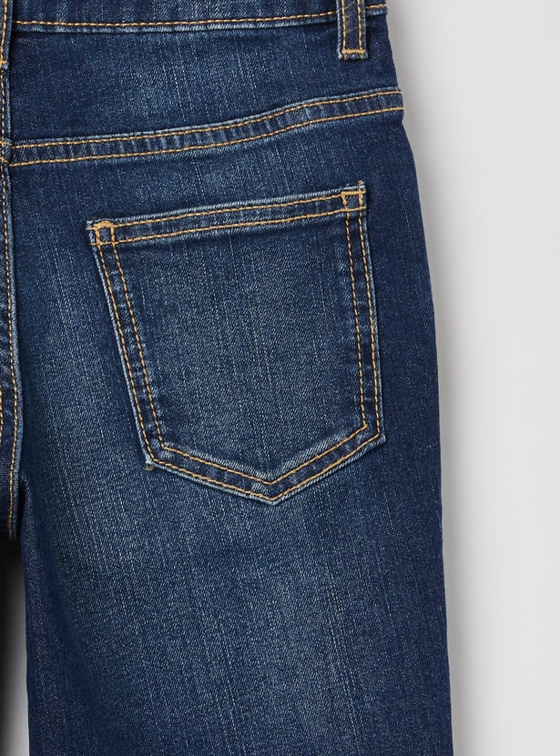 UNITED COLORS OF BENETTON Girls Washed Bootcut Jeans