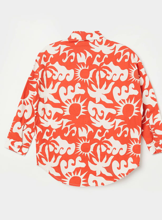 UNITED COLORS OF BENETTON Girls Printed Shirt