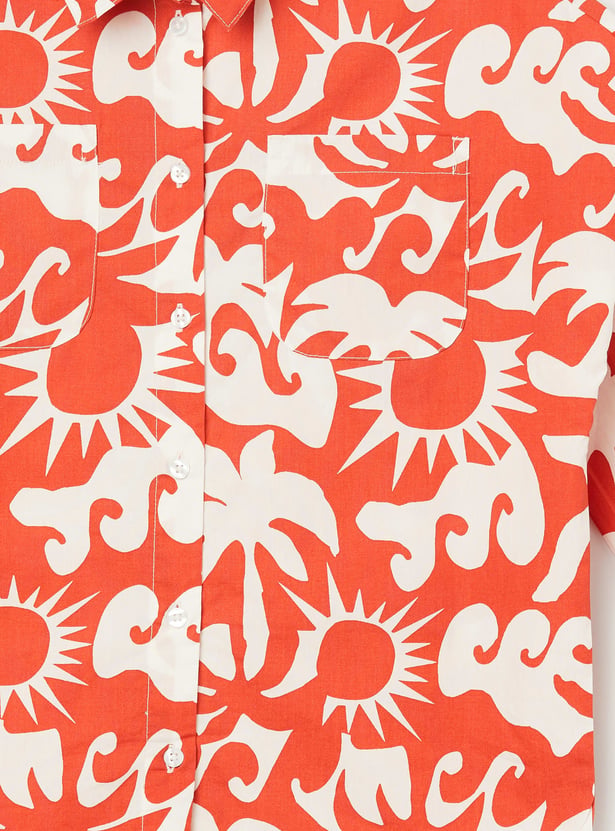 UNITED COLORS OF BENETTON Girls Printed Shirt