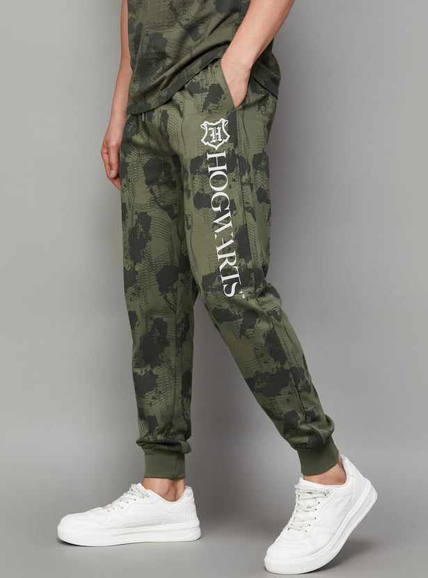 FREE AUTHORITY Hogwarts Print Joggers