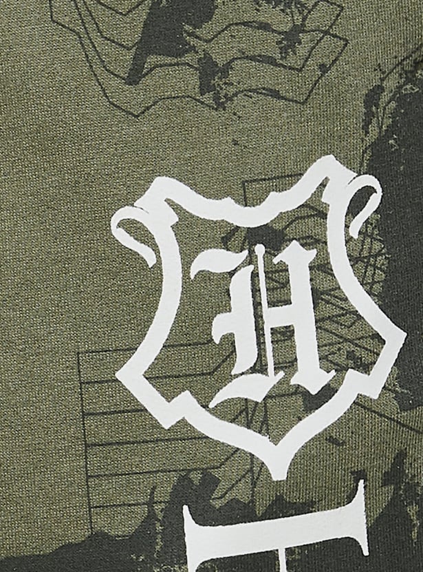 FREE AUTHORITY Hogwarts Print Joggers