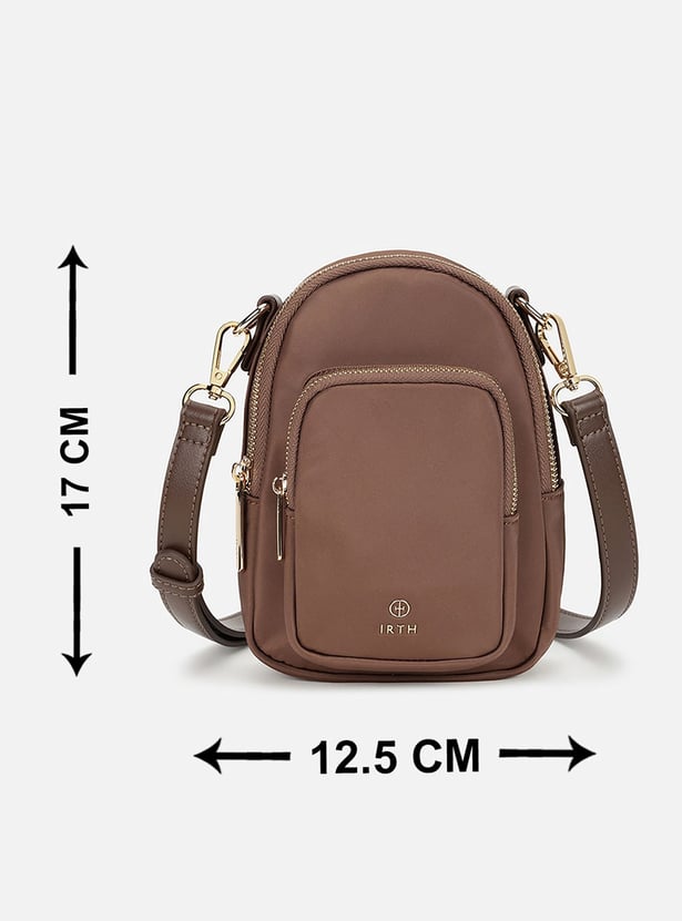 IRTH Solid Crossbody Bag