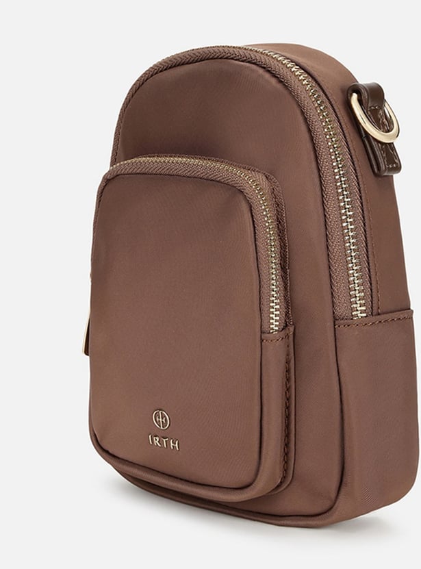 IRTH Solid Crossbody Bag
