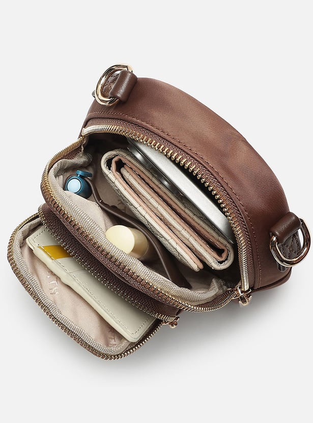 IRTH Solid Crossbody Bag