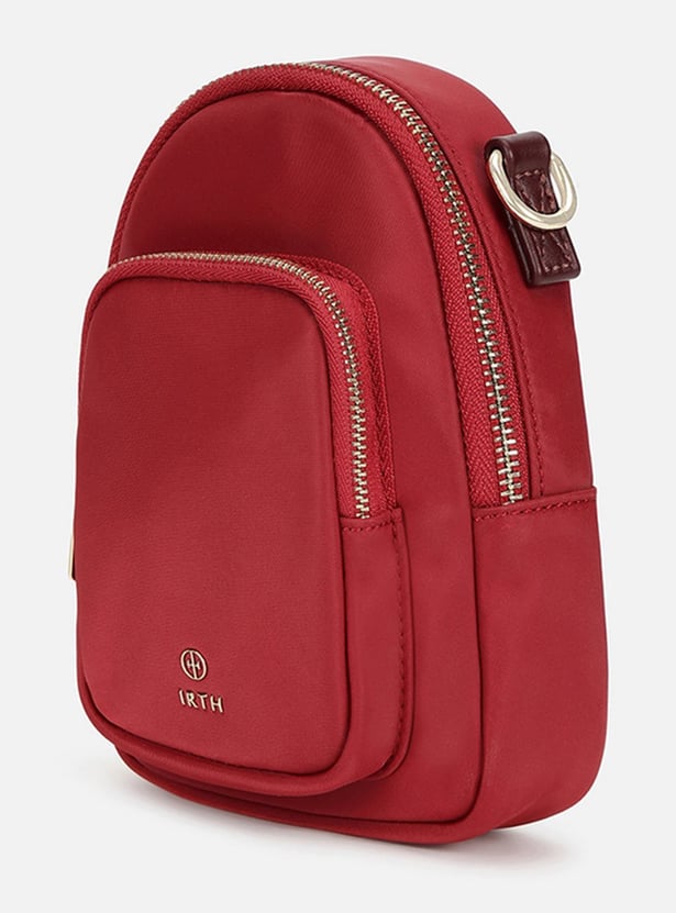 IRTH Solid Crossbody Bag
