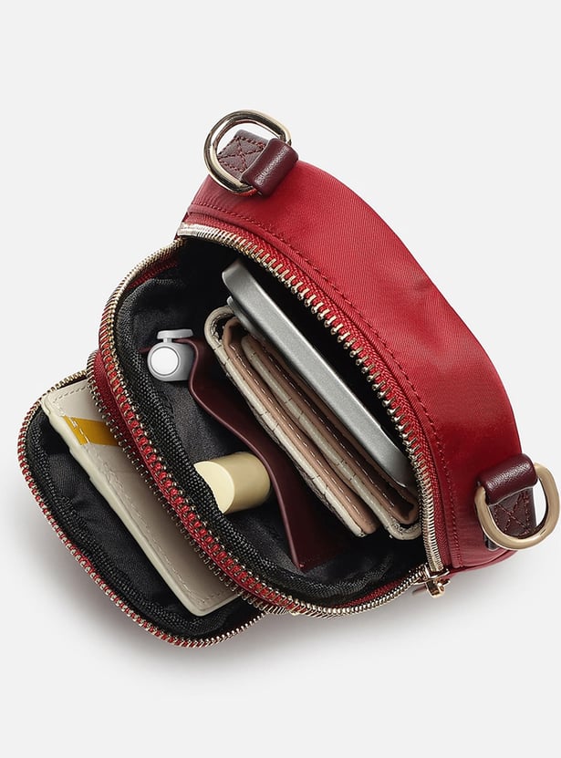 IRTH Solid Crossbody Bag