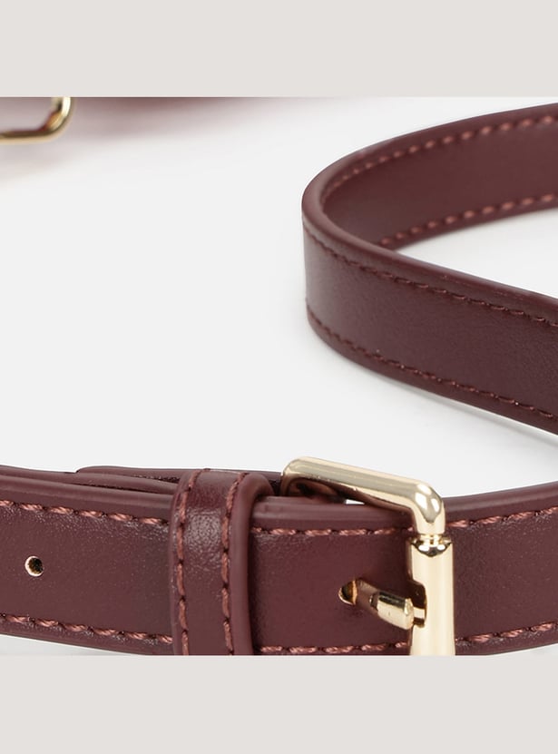 IRTH Solid Crossbody Bag