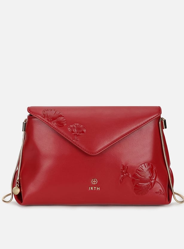 IRTH Embossed Sling Bag