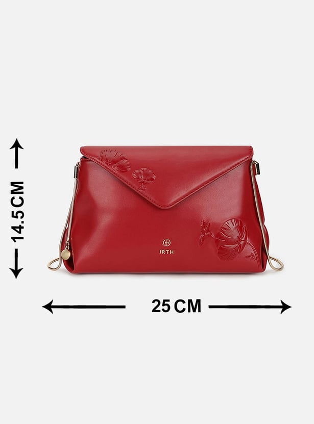 IRTH Embossed Sling Bag