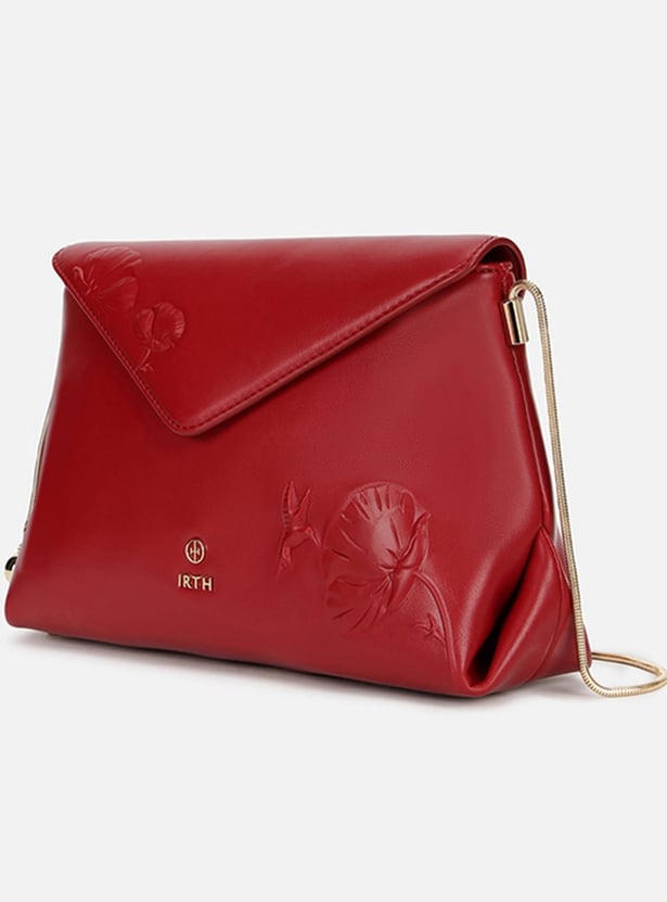IRTH Embossed Sling Bag