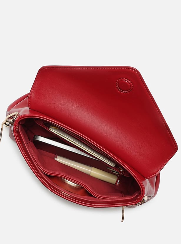 IRTH Embossed Sling Bag