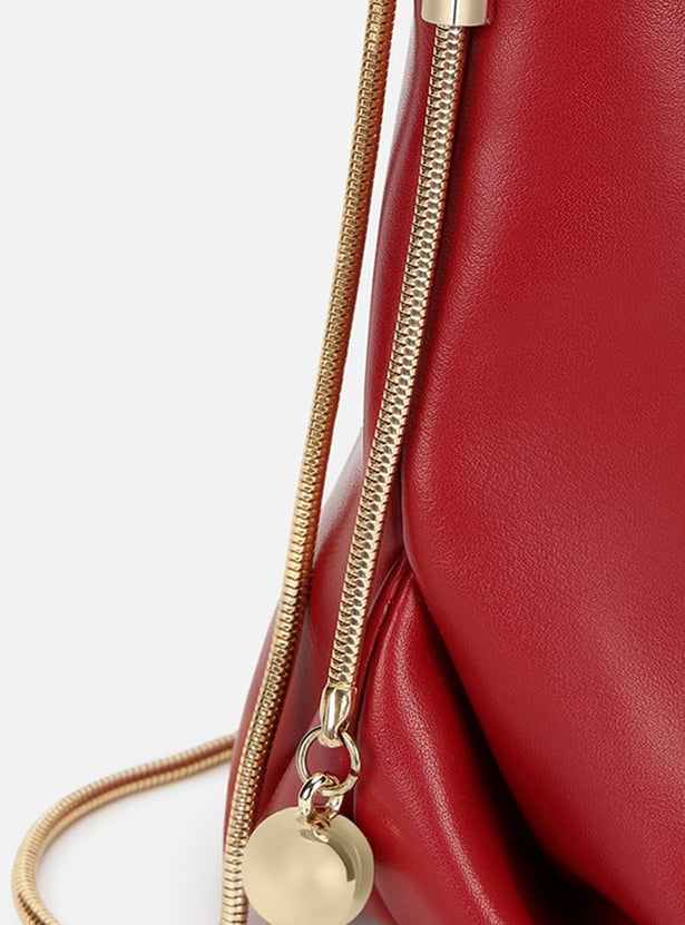 IRTH Embossed Sling Bag