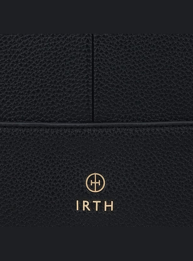 IRTH Contrast Lined Laptop Backpack with Pouch