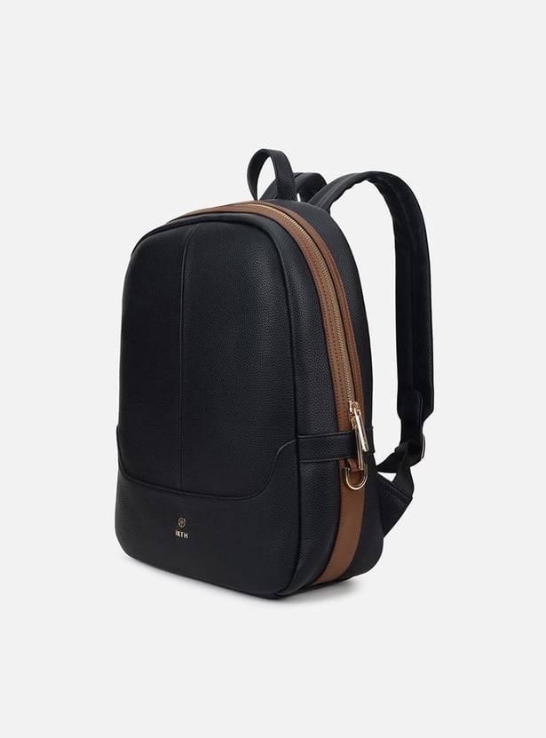 IRTH Contrast Lined Laptop Backpack with Pouch