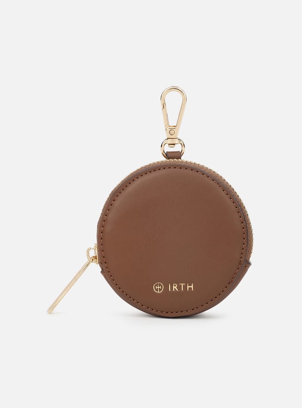 IRTH Contrast Lined Laptop Backpack with Pouch