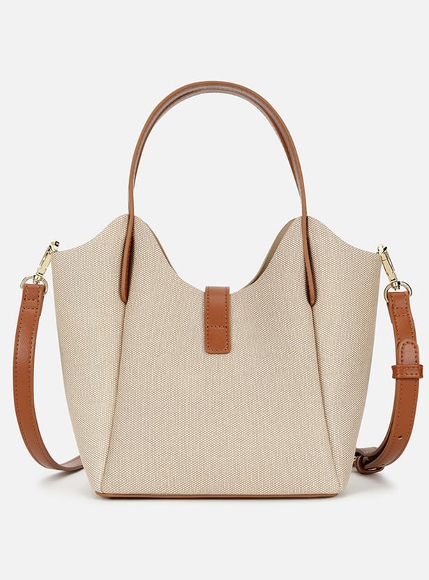 IRTH SOLID SHOULDER BAG WITH POUCH