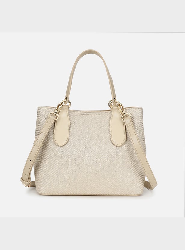 IRTH TEXTURED SHOULDER BAG