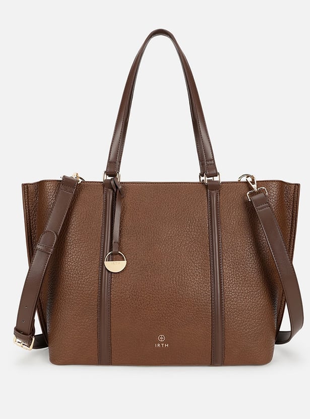 IRTH Textured Shoulder Bag