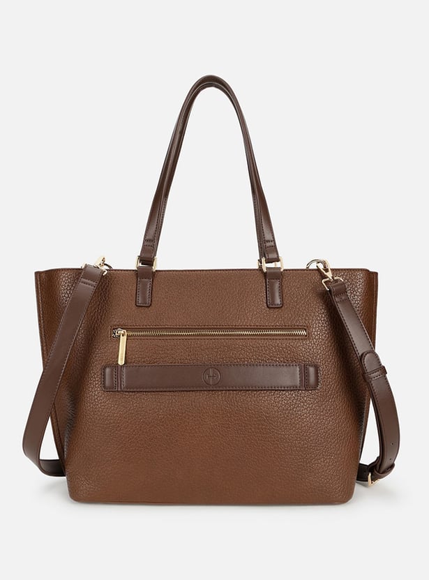 IRTH Textured Shoulder Bag