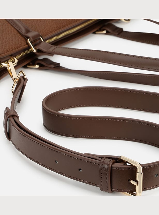 IRTH Textured Shoulder Bag