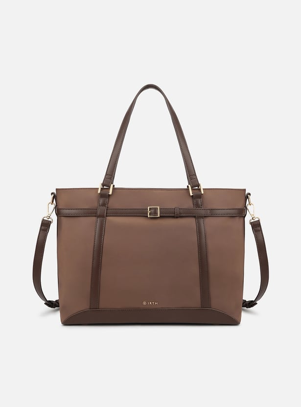 IRTH Contrast Panel Laptop Bag
