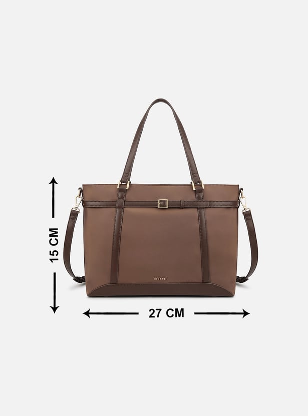 IRTH Contrast Panel Laptop Bag