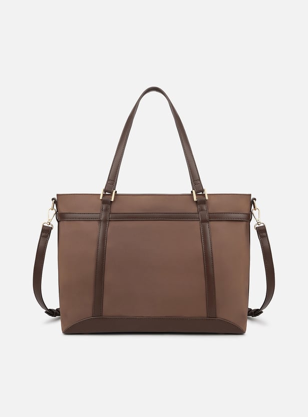 IRTH Contrast Panel Laptop Bag