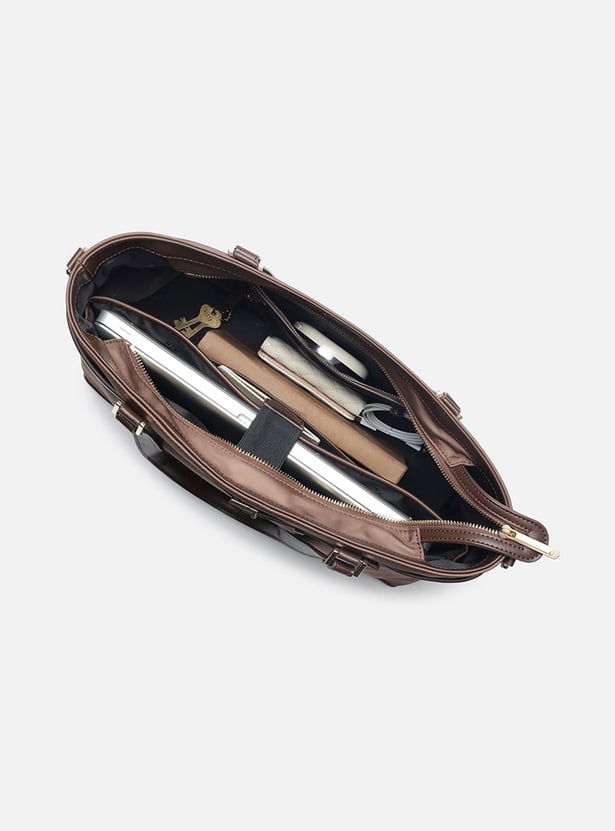 IRTH Contrast Panel Laptop Bag