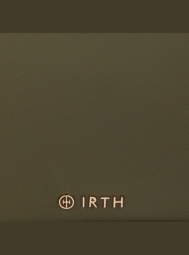 IRTH Contrast Piping Laptop Bag