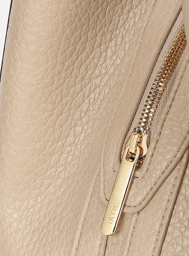 IRTH Textured Shoulder Bag