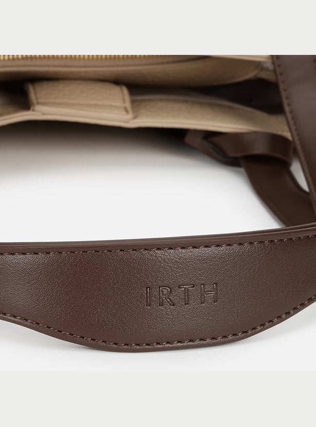 IRTH Textured Shoulder Bag