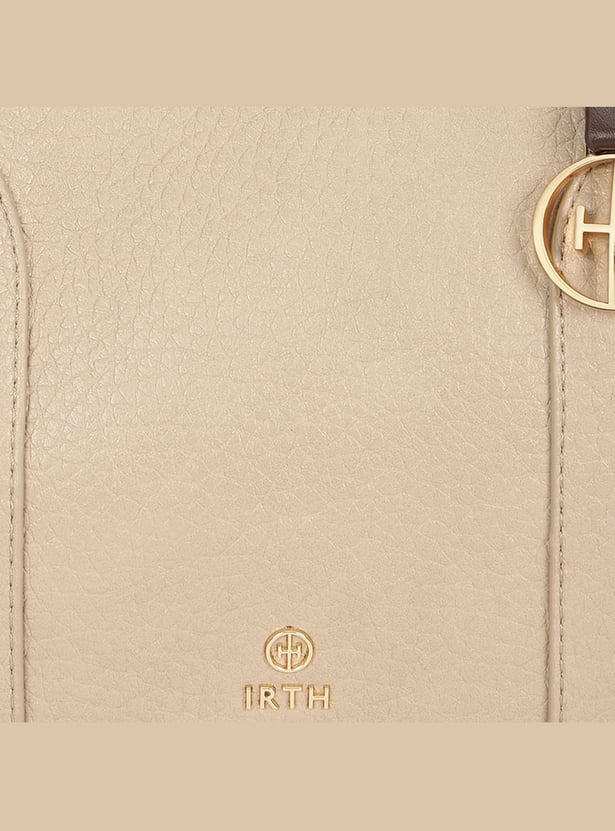 IRTH Textured Shoulder Bag