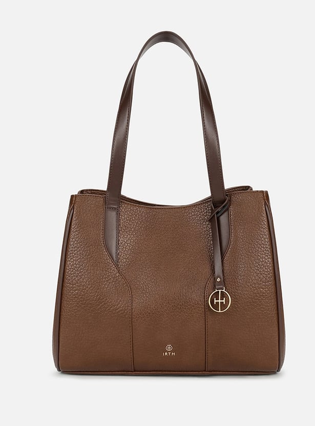 IRTH Textured Shoulder Bag