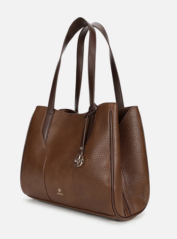 IRTH Textured Shoulder Bag