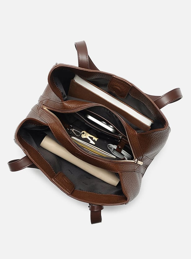 IRTH Textured Shoulder Bag