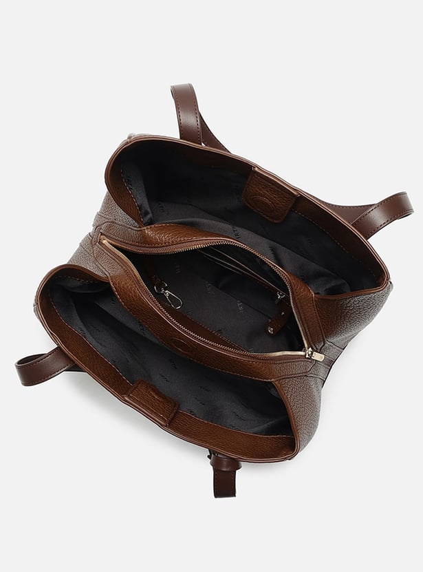 IRTH Textured Shoulder Bag