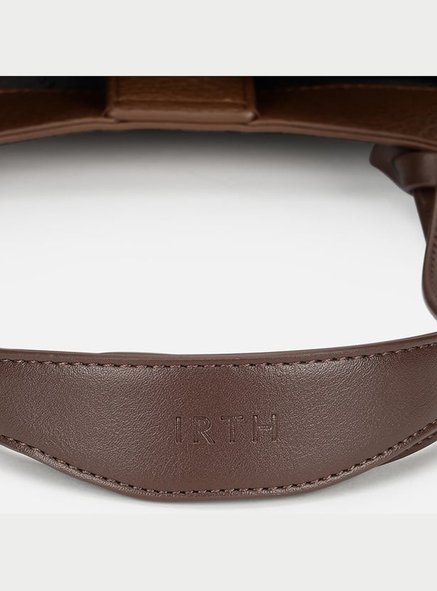 IRTH Textured Shoulder Bag