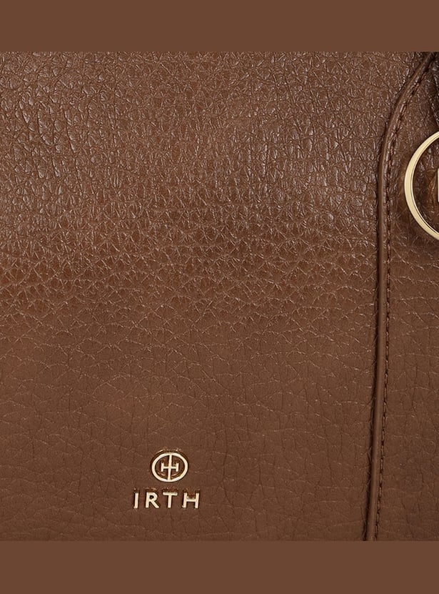 IRTH Textured Shoulder Bag