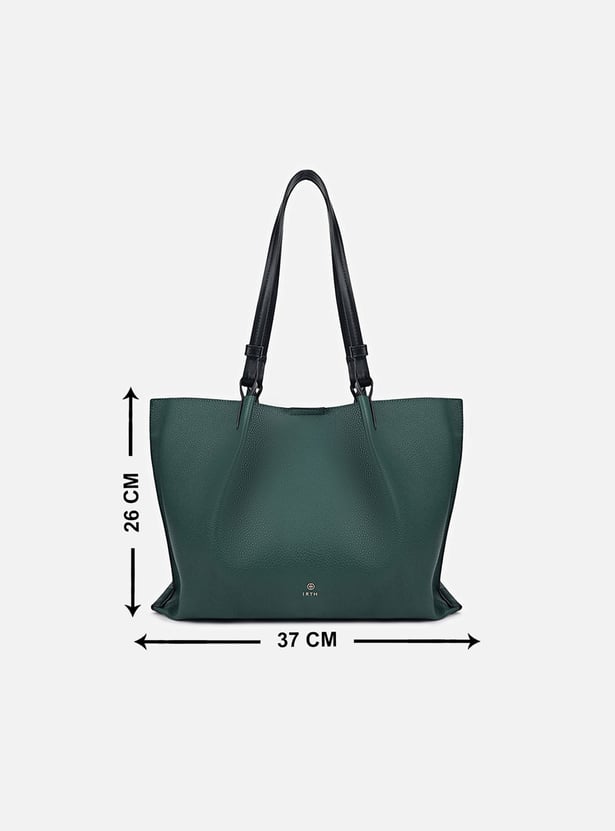 IRTH Solid Shoulder Bag